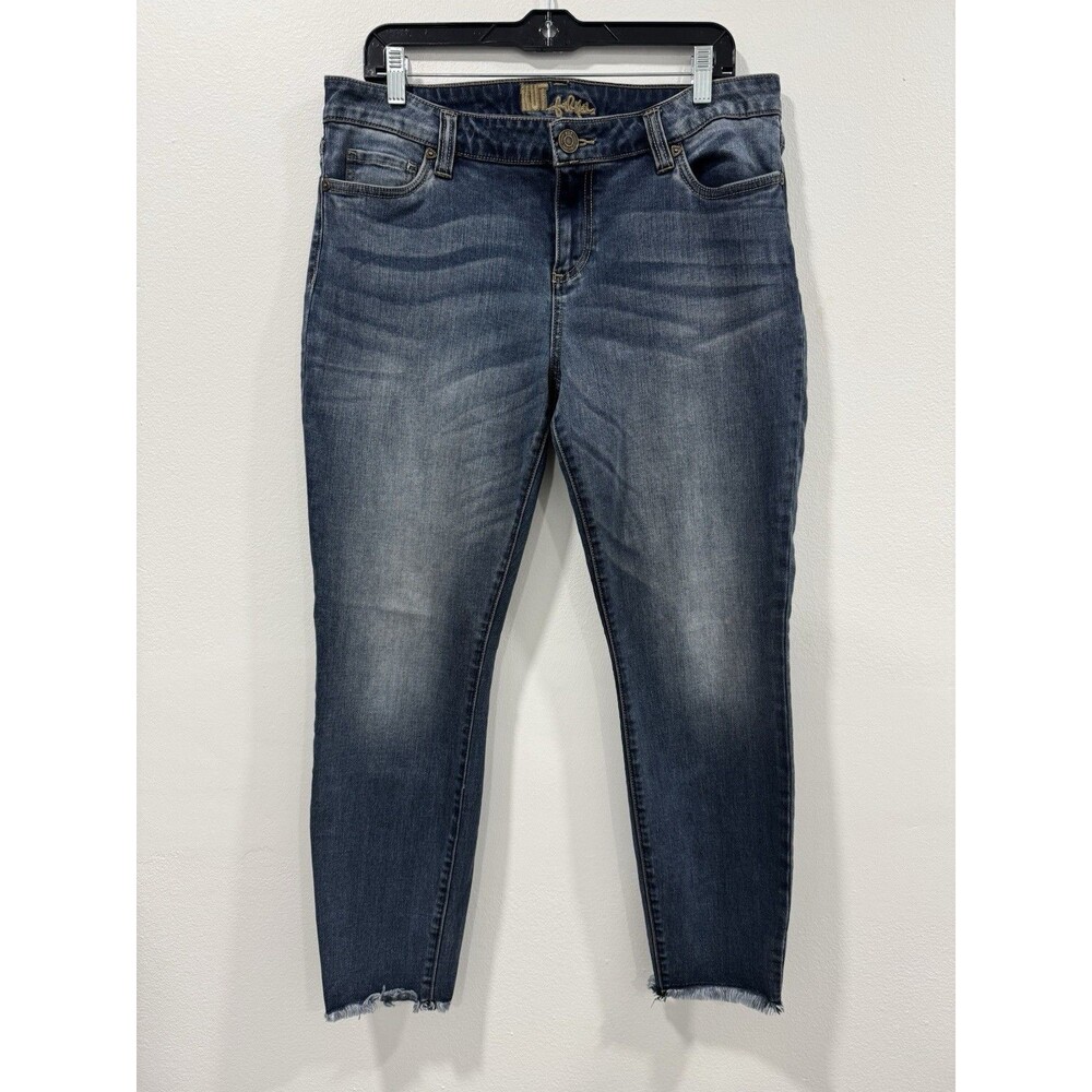 Kut From The Kloth Jeans Womens Size 14 Medium Wash Distressed